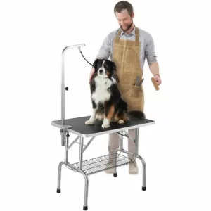 TECTAKE Trimmtisch Mit Galgen Und Korb – Pflegetisch, Schertisch, Hundefrisiertisch 9
