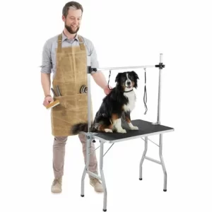 TECTAKE Trimmtisch Mit Zwei Schlingen – Pflegetisch, Schertisch, Hundefrisiertisch 9