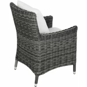 TECTAKE Rattanstuhl Sanremo – Gartensessel, Gartenstuhl, Balkonsessel 11