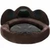 TECTAKE Hundebett Balou – Hundekorb, Hundekörbchen, Hundekissen – Ø 80 X 33 Cm Schwarz/braun 17