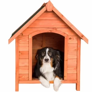 TECTAKE Hundehütte Bailey 72x65x83cm – Hundehöhle, Hundehaus, Hundehäuschen 9