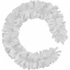 TECTAKE Weihnachtsgirlande Naturgetreu 2,7m – Tannengirlande, Tannenbaumschmuck, Christbaumschmuck – Weiß 17