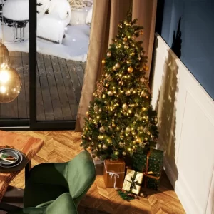 TECTAKE Lichterkette Weihnachten Mit 8 Funktionen Für Innen Und Außen – Led Lichterkette, Weihnachtsbeleuchtung, Lichterkette Außen – 100 11