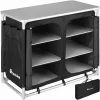TECTAKE Campingküche 97×47,5x78cm – Outdoorküche, Campingschrank, Campingausstattung – Schwarz 19