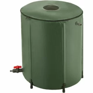 TECTAKE Regenwassertank – Regenwassertank, Regentonne, Wassertank – 200 L 11