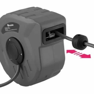 TECTAKE Druckluftschlauch Mit Trommel – Druckluftschlauch, Druckluft-Schlauchtrommel, Schlauchtrommel – 10 M 11