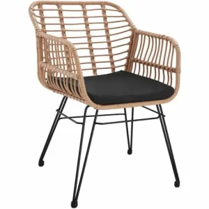 TECTAKE Rattan-Sitzgruppe Molfetta 2+1 – Rattan-Sitzgruppe, Rattanset, Geflechtsessel – Natur 15