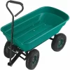 TECTAKE Handwagen Cubbi Mit Luftgefüllten Reifen Belastbarkeit 120kg – Kippbarer Handwagen, Kippwagen, Handziehwagen 17