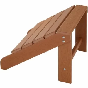 TECTAKE Fußablage – Fußablage, Fußauflage Fußbank, Adirondack-Fußstütze – Braun 11