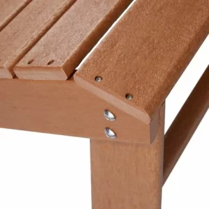 TECTAKE Fußablage – Fußablage, Fußauflage Fußbank, Adirondack-Fußstütze – Braun 13