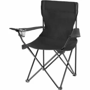 TECTAKE 2 Campingstühle Gil – Klappstühle, Faltstühle, Outdoor-Stühle – Schwarz 9