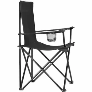 TECTAKE 2 Campingstühle Gil – Klappstühle, Faltstühle, Outdoor-Stühle – Schwarz 13