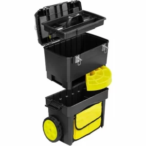 TECTAKE Werkzeugtrolley Johnny – Rollende Werkstatt, Werkzeugbox, Werkzeugkoffer 11