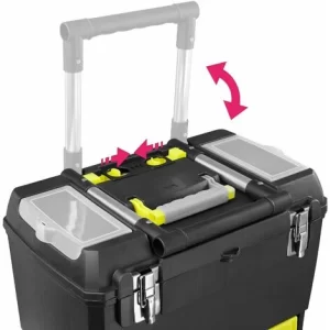 TECTAKE Werkzeugtrolley Johnny – Rollende Werkstatt, Werkzeugbox, Werkzeugkoffer 15