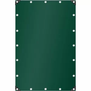 TECTAKE Abdeckplane, Wasserdicht Grün – Gewebeplane Mit Ösen, Abdeckplane, Schutzplane – 2 X 3 M 13