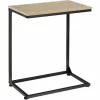 TECTAKE Beistelltisch Cardiff 55,5x35x67cm – Beistelltisch Industrial Style, Couchtisch, Sofatisch Nachttisch – Industrial Holz Hell, Eiche Sonoma 17