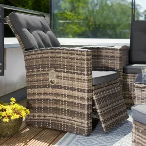 TECTAKE Rattan Lounge Bari – Rattan-Lounge, Lounge-Set, Lounge-Gruppe – Schwarz 11