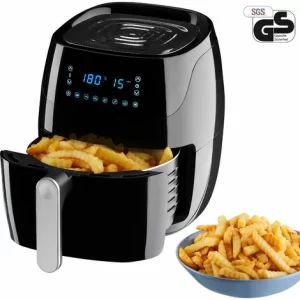 TECTAKE Heißluftfritteuse Yaiza 4,3 L – Luftfritteuse, Fritteuse, Airfryer 11