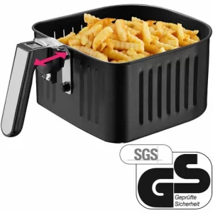 TECTAKE Heißluftfritteuse Ben 10,2 L – Luftfritteuse, Fritteuse, Airfryer 13