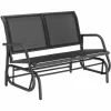 TECTAKE Schaukelbank Greta 2-Sitzer 121x72x86,5cm – 2-Sitzer Gartenbank, Gartenschaukel, Sitzbank 17