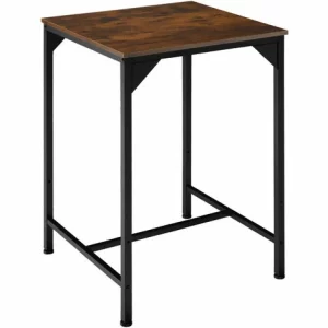 TECTAKE Barset Inverness – Barset, Bartisch-Set, Bistrotisch-Set – Industrial Dunkelbraun 15