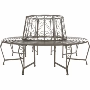 TECTAKE Baumbank Enyd – Bank, Gartenbank, Parkbank 11