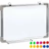 TECTAKE Magnettafel Inkl. 12 Farbigen Magneten – Whiteboard, Magnettafel, Pinnwand – 40 X 30 X 2 Cm 17