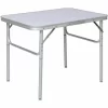TECTAKE Camping Klapptisch Aus Aluminium 75x55x68cm – Camping Tisch, Outdoor Tisch, Campingtisch Klappbar 17