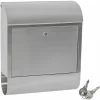 TECTAKE Edelstahl Briefkasten Mit Zeitungsröhre XXL – Postkasten, Briefkastenanlage, Briefkasten Mit Zeitungsbox 19