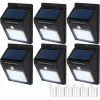 TECTAKE 6 LED Solar Leuchten Mit Bewegungsmelder – Solarlampen, Gartenbeleuchtung, Gartenleuchten 17