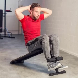 TECTAKE Sit Up Bank Klappbar – Bauchtrainer, Bauchmuskeltrainer, Trainingsbank 8