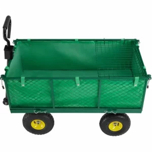 TECTAKE Bollerwagen Mit Ablage Max. 550kg – Handwagen, Leiterwagen, Bollerwagen Mit Luftreifen 11