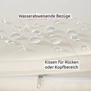 TECTAKE Sonnenliege Rattan Mit Rollen – Gartenliege, Liegestuhl, Relaxliege – Schwarz/braun 13