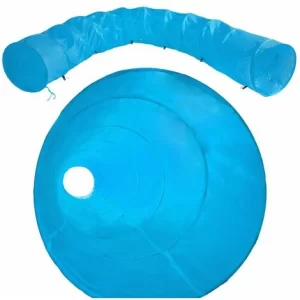TECTAKE Spieltunnel Mit Tragetasche 5 M – Spielzelt, Krabbeltunnel, Kriechtunnel – Blau 10