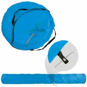 TECTAKE Spieltunnel Mit Tragetasche 5 M – Spielzelt, Krabbeltunnel, Kriechtunnel – Blau 12