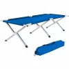 TECTAKE Feldbett Aus Aluminium – Gästebett, Klappbett, Campingbett – Blau 19