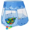 TECTAKE Spielzelt Mit 100 Bällen – Spielhaus, Spielzelt, Kinderzelt – Blau 13