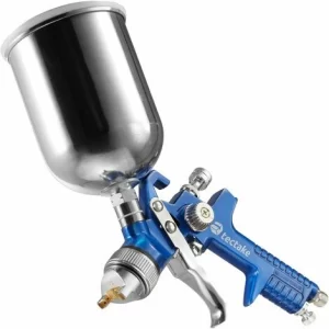 TECTAKE 3 HVLP Lackierpistolen (0,8/1,3/1,7mm Düse) Inkl. Microfasertücher – Lackierpistole, Spritzpistole, Farbspritzpistole 11