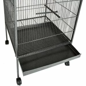 TECTAKE Vogelkäfig 146cm Hoch – Voliere, Vogelhaus, Vogelkäfig 13