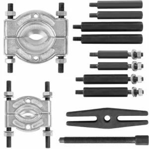 TECTAKE Lagerabzieher Set 12-tlg. – Zahnrad Abszieher, Abzieher Satz 13