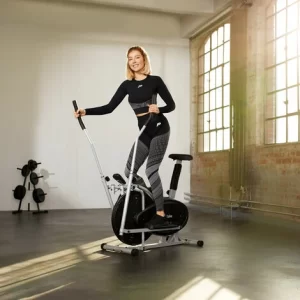 TECTAKE 2 In 1 Crosstrainer Und Heimtrainer Mit Trainingscomputer – Ellipsentrainer, Hometrainer, Fitnessgerät Für Zuhause 9