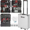 TECTAKE Alu Trolley-Werkzeugkoffer 799-tlg. – Werkzeugkasten, Werkzeugkiste, Werkzeugtrolley 17
