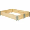 TECTAKE Hochbeet Klappbar Und Stapelbar 120x80x19cm – Frühbeet, Pflanzkasten, Gemüsebeet – 1 17