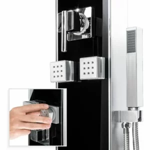 TECTAKE Duschpaneel Mit 6 Massagejets – Duschsäule, Brausegarnitur, Brausethermostat 15