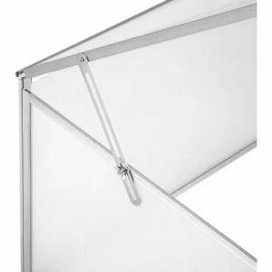 TECTAKE Frühbeet Aus Aluminium Mit Arretierbarem Dach – Frühbeet, Pflanzkasten, Pflanzenbeet – 102 X 61 X 41 / 31 Cm 15