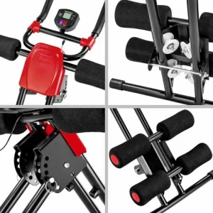 TECTAKE Bauchtrainer Mit Trainingscomputer – Bauchtrainer, Bauchmuskeltrainer, Trainingsbank 9