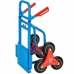 TECTAKE Treppensackkarre Bis 100kg – Transportwagen, Treppensteiger, Treppensackkarre 15