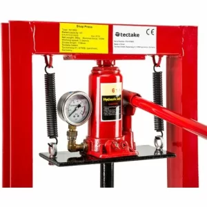 TECTAKE Hydraulikpresse Mit 6t Pressdruck – Werkstattpresse, Drehdornpresse, Schlauchpresse 10