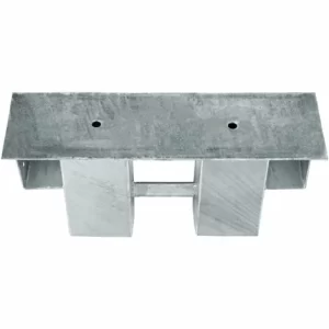 TECTAKE Holzstapelhilfe Feuerverzinkt 4-tlg. – Brennholzunterstand, Brennholz Stapelhilfe, Holzstapelhalter 15