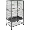 TECTAKE Vogelkäfig 131cm Hoch – Voliere, Vogelhaus, Vogelvoliere 17